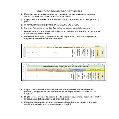 Guia para realizar la actividad 5