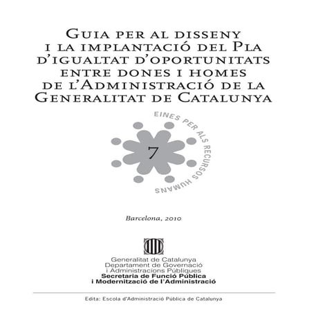Guia per al disseny i la implantació del pla d'igualtat d'oportunitats entre ...