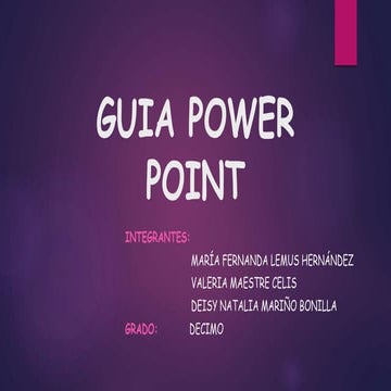 Guia Power Point 2014