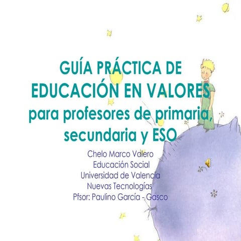 Guia practica de educación en valores