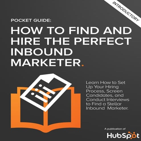 Guia practica para contratar a un experto en Marketing de Contenidos por HubSpot