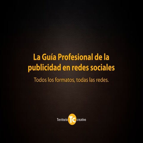Guia Profesional de Publicidad en Redes Sociales