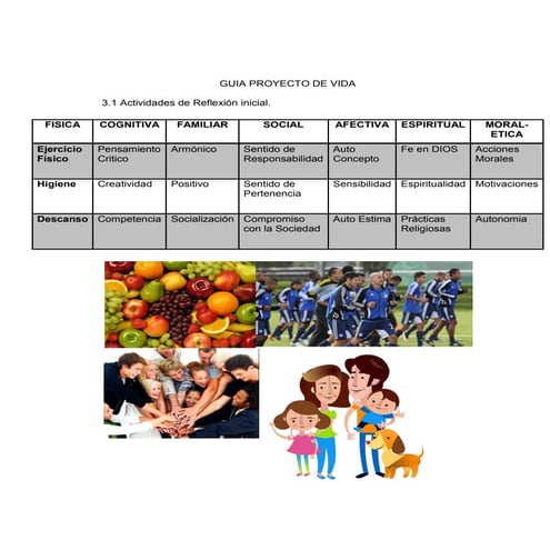 Guia proyecto de vida