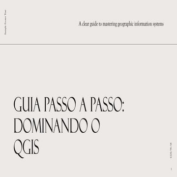 guia passo a passo: dominando o programa qgis