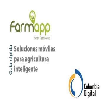 Farmapp: Soluciones móviles para agricultura inteligente