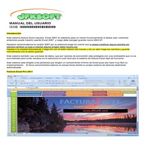 Guia rapida factura excel version 2011