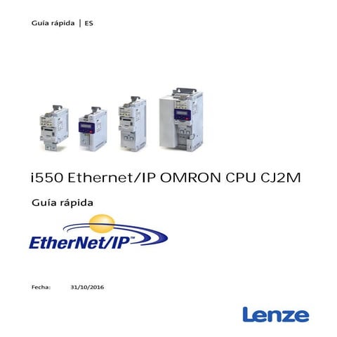 Guia rapida i550 ethernet ip omron | PDF