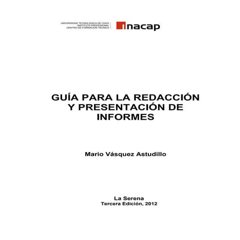 Guia redacción informes