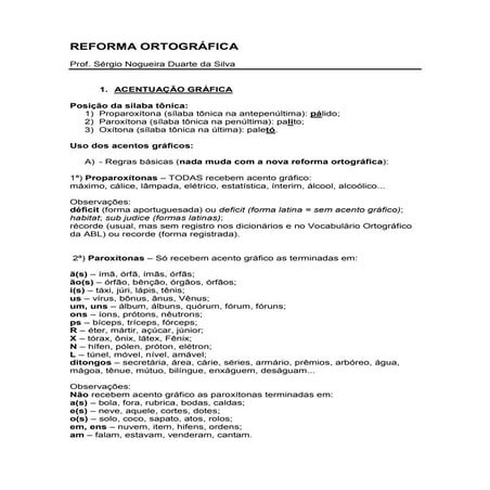 Guia reforma ortografica