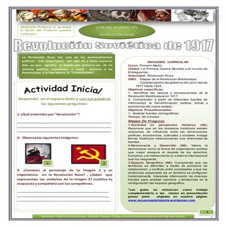 Guia revolucion rusa