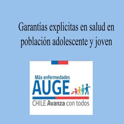 Guias adolecente y joven
