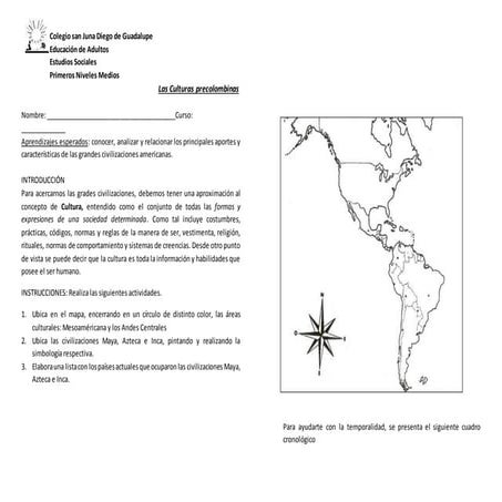 Guias culturas precolombinas