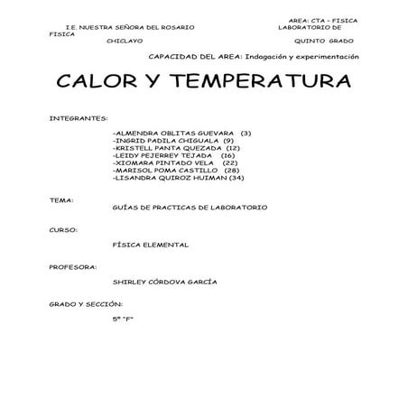 Guias de experimentos
