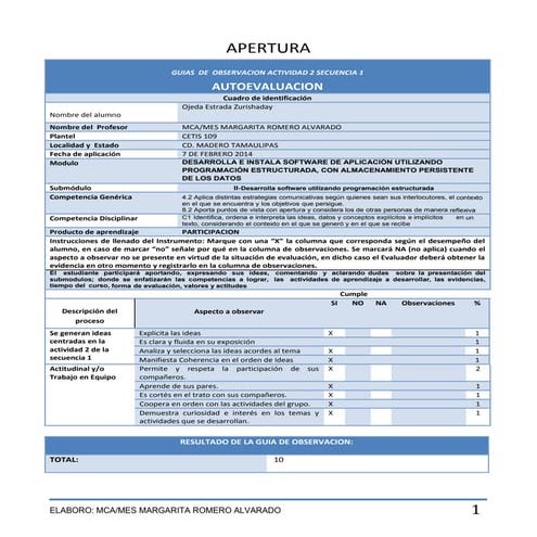 Guias de observacion 