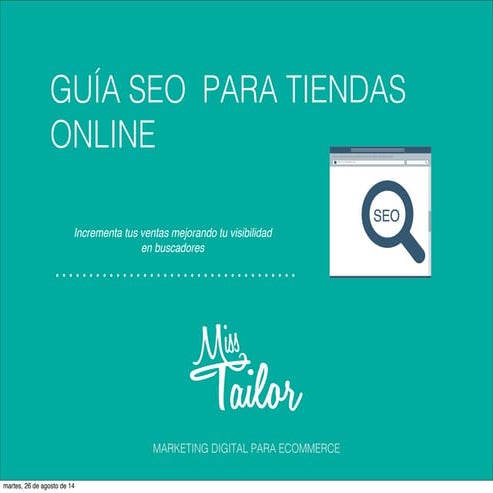 Guía SEO para tiendas online
