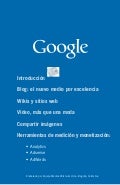 Guías Google para periodistas - Generación de contenidos