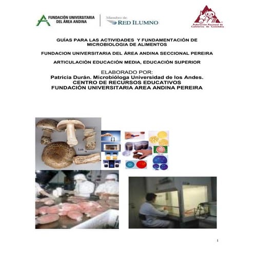 Guias laboratorio de microbiologia de alimentos articulación educación media y superior