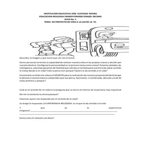 Guias religion decimo