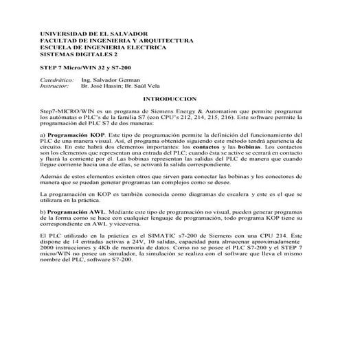 Ejercicios de-programacic3b3n-resueltos-con-step-7 | PDF