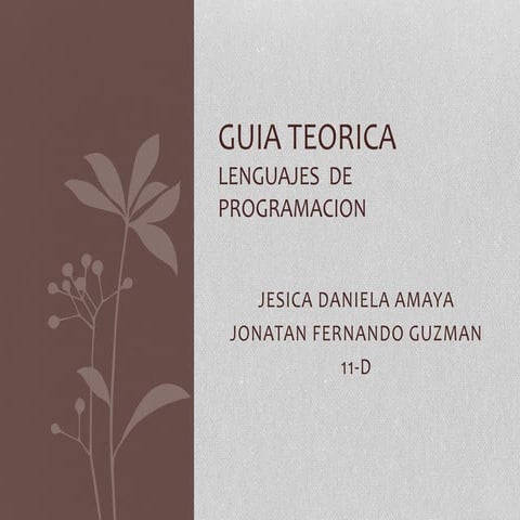 Guia teorica