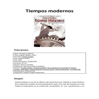 Guia tiempos modernos