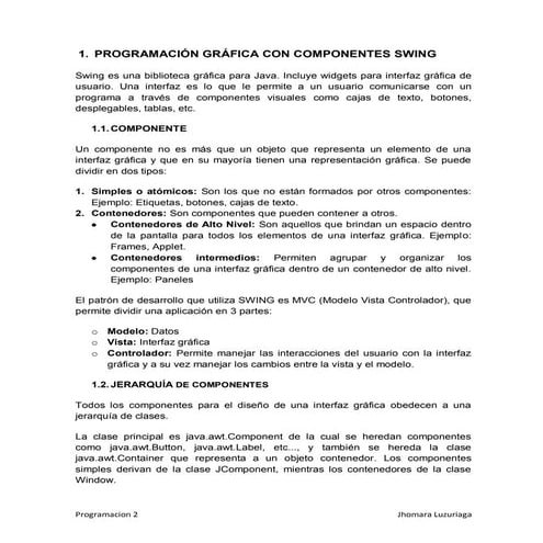 Programacion en JAVA 2