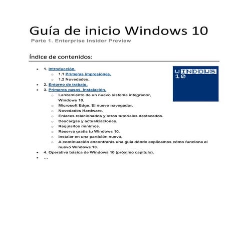 Guia No oficial Windows 10 para usuarios