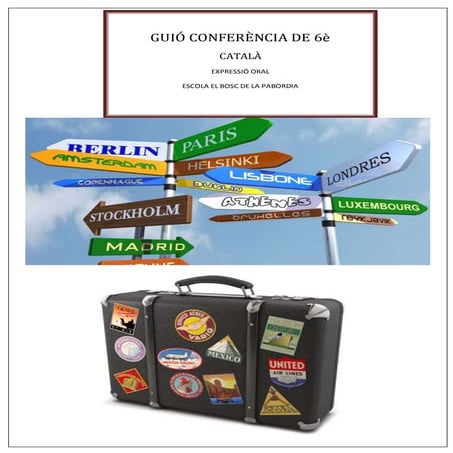 Guió conferència de 6è