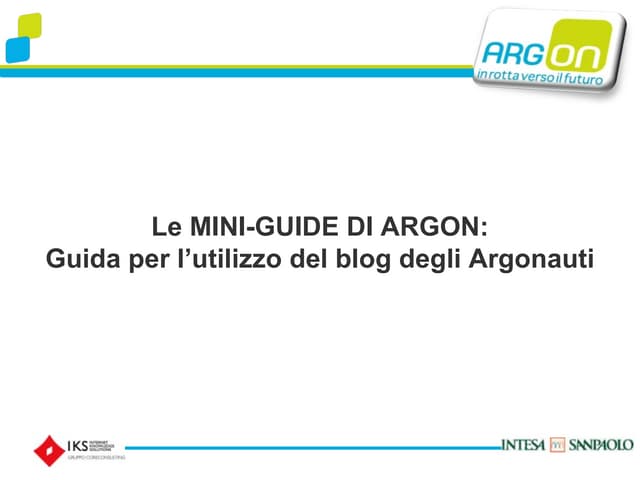 Guida Blog