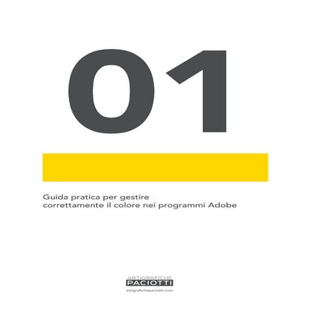 Guida gestione colore programmi Adobe