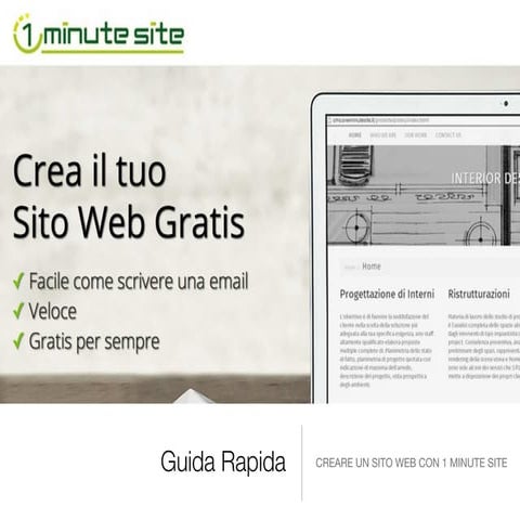 Guida completa 1 Minute Site: come creare un sito web