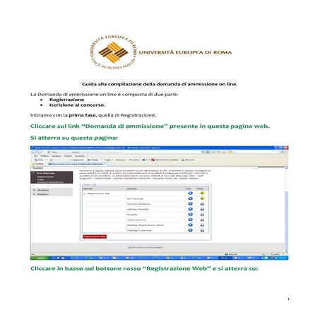 GUIDA ALLA COMPILAZIONE DELLA DOMANDA visual data 8