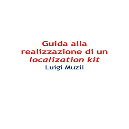 La localizzazione del software | PPT