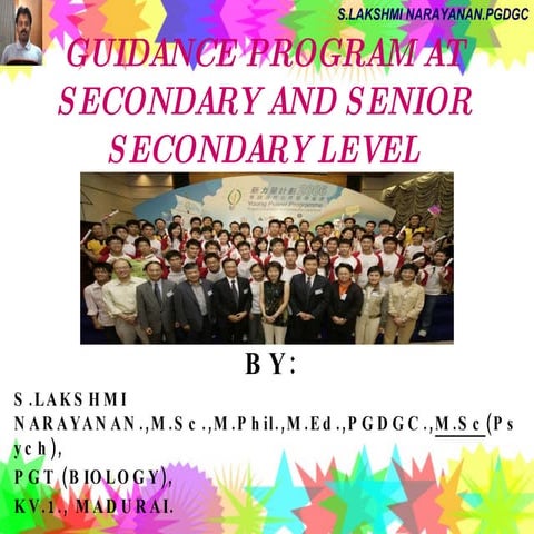 Guidance  Sec&Sr Sec