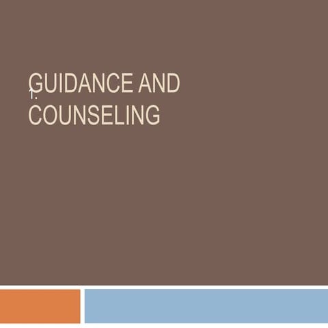 Easy Way to LearnGuidance and counseling