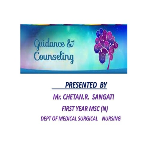 Guidance  and  counseling 