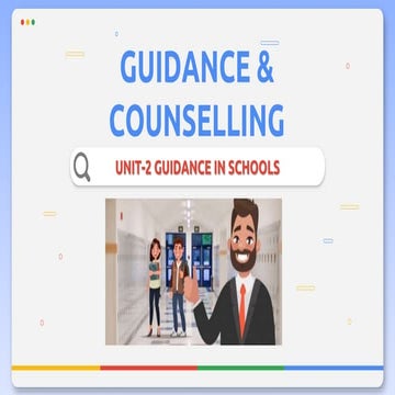 Guidance and Counseling