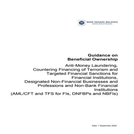 Guidance on  Beneficial Ownership