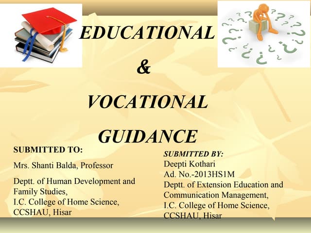 Guidance types