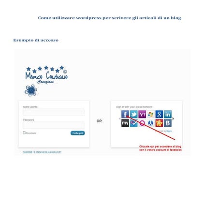scrivere articoli in un blog wordpress