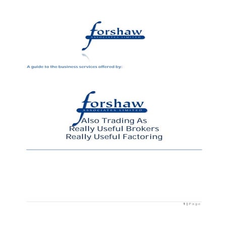 Guide to Commercial Finance