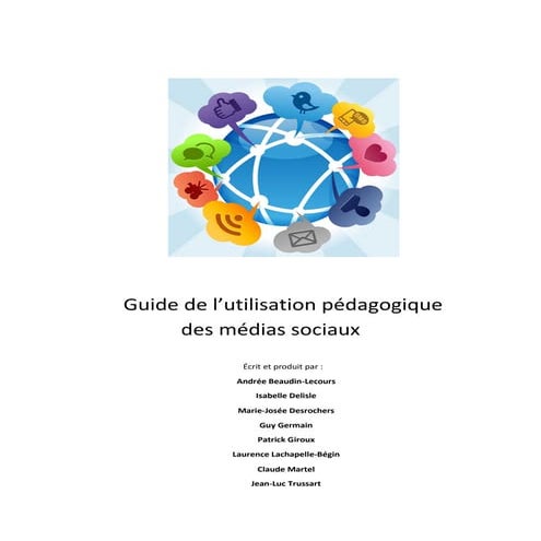Guide dutilisation pédagogique des médias sociaux