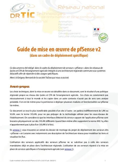 Guide mise en oeuvre-pfsensev2