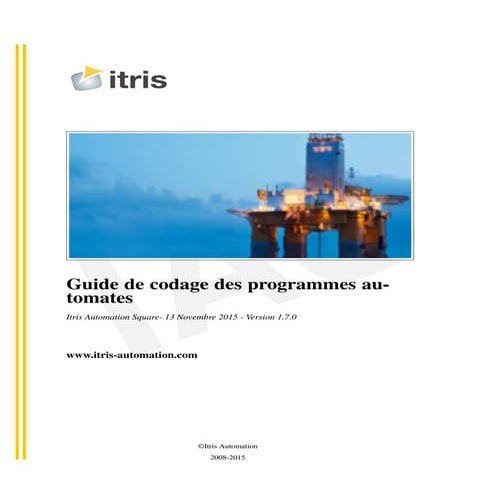 [FR] Guide de codage des programmes automates