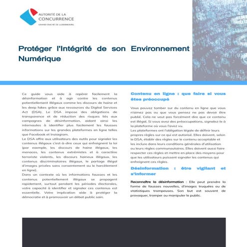 Protéger l'intégrité de son environnement numérique