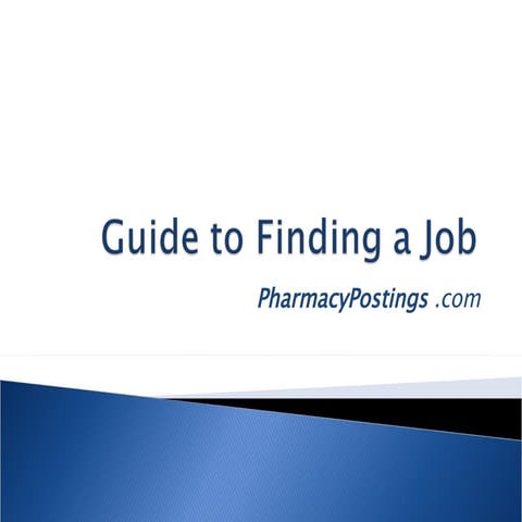 Guide To Finding A Job