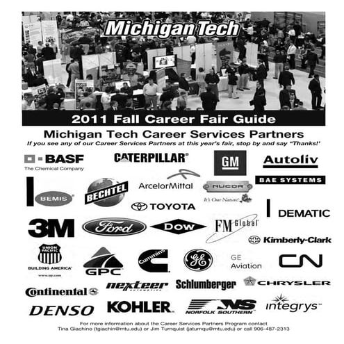 Fall Career Fair 2011 Guidebook