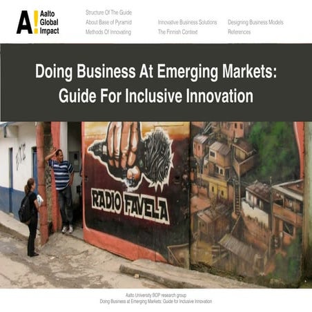 Guidebook on inclusive innovation for bop markets final
