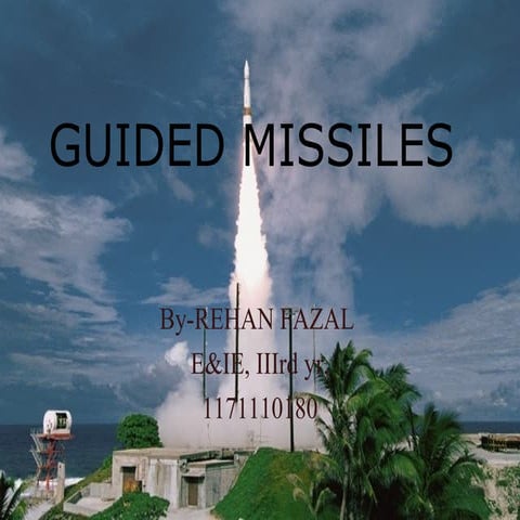 Guided Missiles