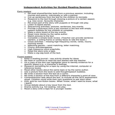 Classroom Communications - Autumn 1